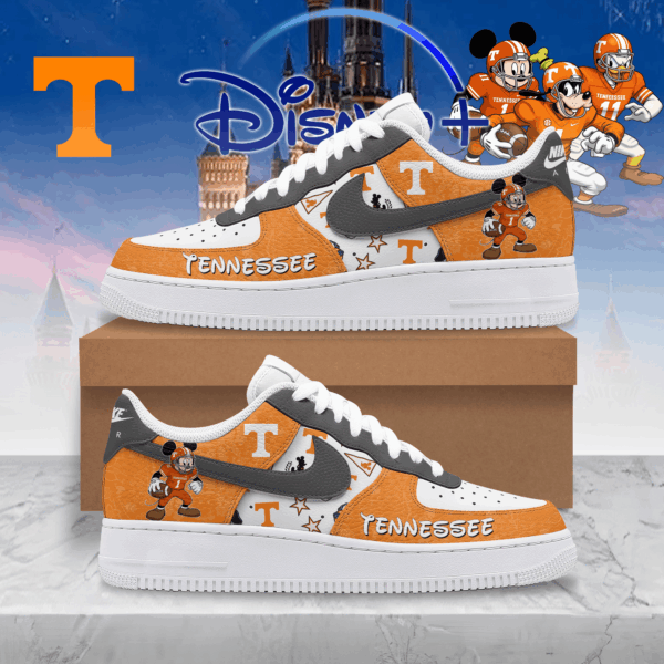 Tubopro Tennessee Volunteers x Disney Air Low-Top Sneakers Shoes For Men And Women