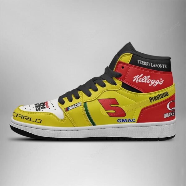 Tubopro Terry Labonte  Hendrick Motorsports AJ1 High Sneakers Shoes For Men And Women - Image 2