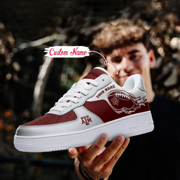 Tubopro Texas A&M Aggies NCAA Air Low-Top Sneakers Shoes For Men And Women