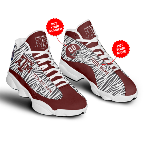Tubopro Texas A&M Aggies AJ13 Sneakers Shoes For Men And Women