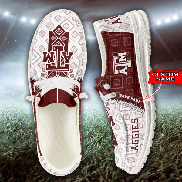Tubopro Texas A&M Aggies Personalized Hey Dude Shoes For Men And Women - Image 4