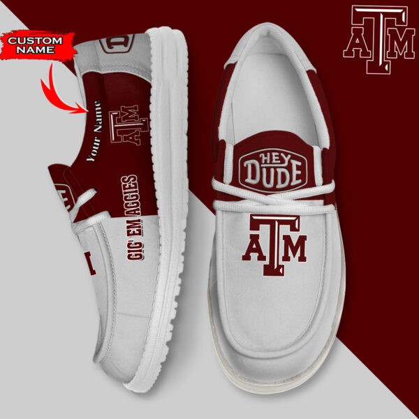 Tubopro Texas A&M Aggies Personalized Hey Dude Shoes For Men And Women