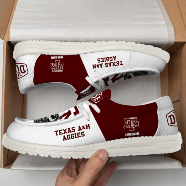 Tubopro Texas A&M Aggies Personalized Hey Dude Shoes For Men And Women - Image 3