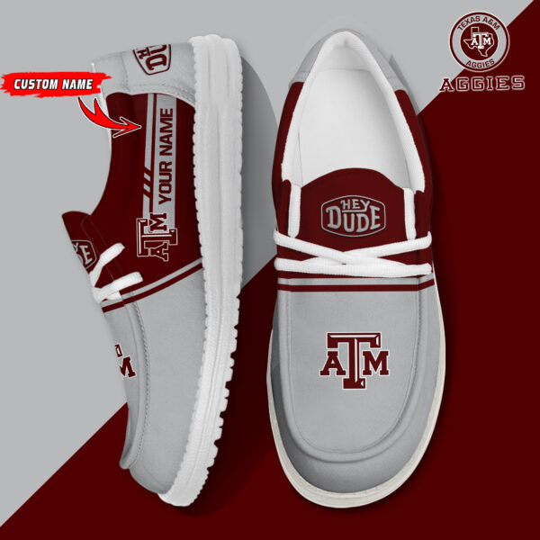 Tubopro Texas A&M Aggies Personalized Hey Dude Shoes For Men And Women