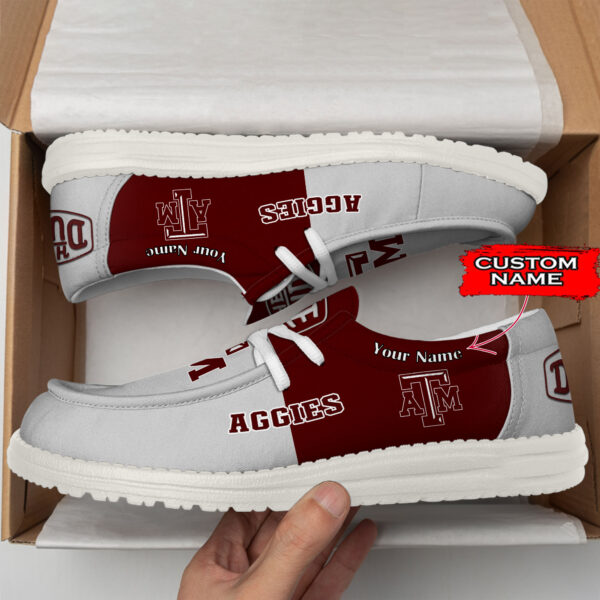 Tubopro Texas A&M Aggies Personalized Hey Dude Shoes For Men And Women - Image 3