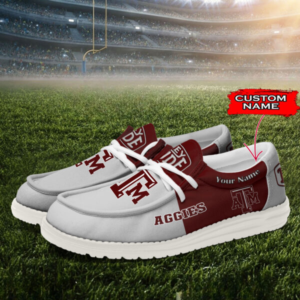 Tubopro Texas A&M Aggies Personalized Hey Dude Shoes For Men And Women - Image 2