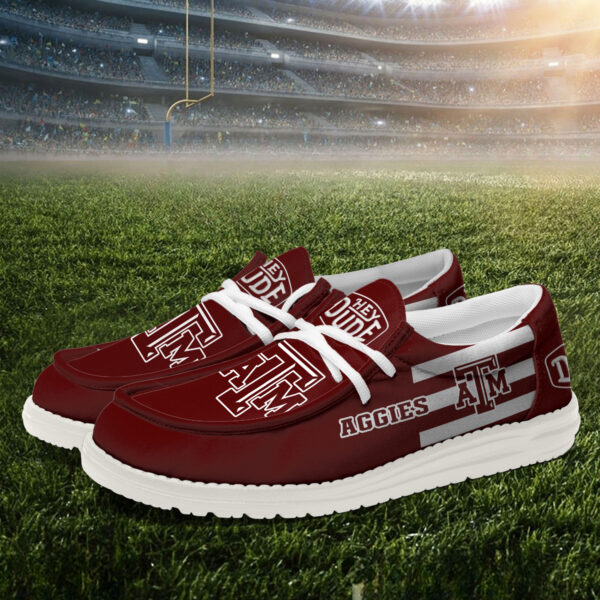 Tubopro Texas A&M Aggies Personalized Hey Dude Shoes For Men And Women - Image 2