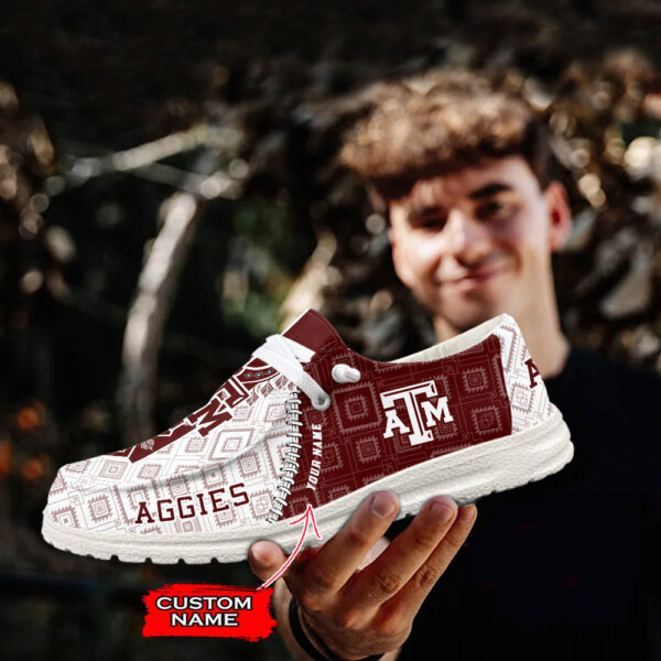 Tubopro Texas A&M Aggies Personalized Hey Dude Shoes For Men And Women
