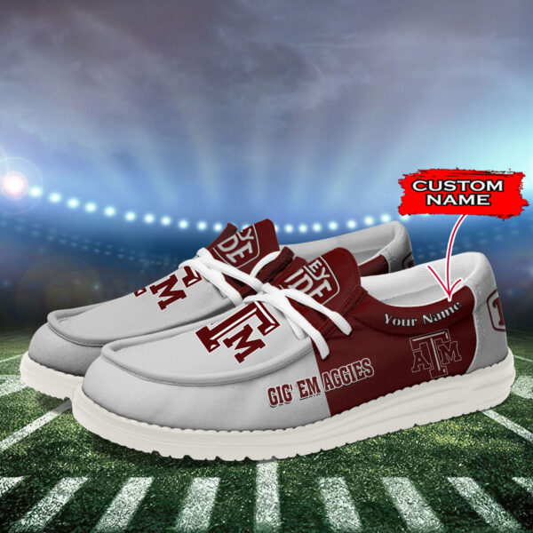 Tubopro Texas A&M Aggies Personalized Hey Dude Shoes For Men And Women - Image 3