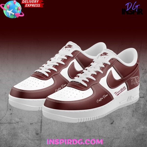 Tubopro Texas A&M Baseball Air Low-Top Sneakers Shoes For Men And Women - Image 2