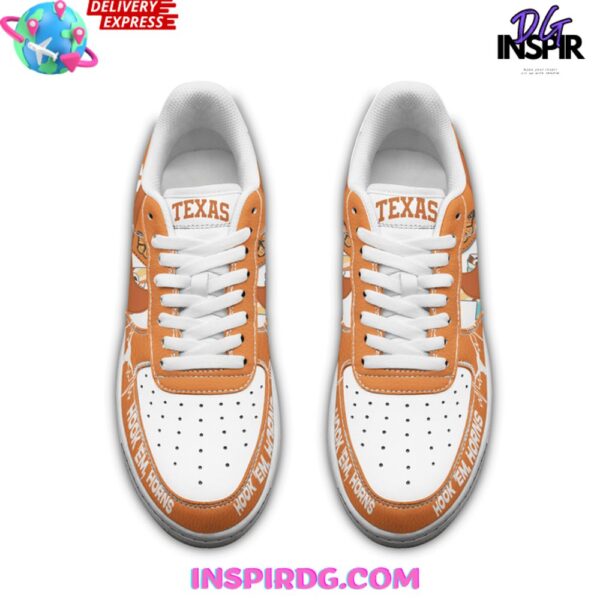 Tubopro Texas Longhorns Air Low-Top Sneakers Shoes For Men And Women - Image 3