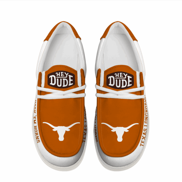 Tubopro Texas Longhorns Personalized Hey Dude Shoes For Men And Women - Image 2
