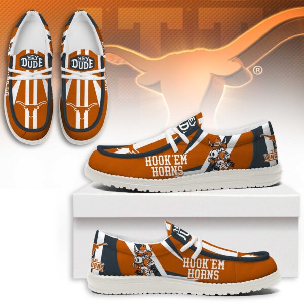 Tubopro Texas Longhorns Personalized Hey Dude Shoes For Men And Women