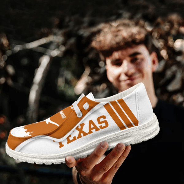 Tubopro Texas Longhorns Hey Dude Shoes For Men And Women - Image 3