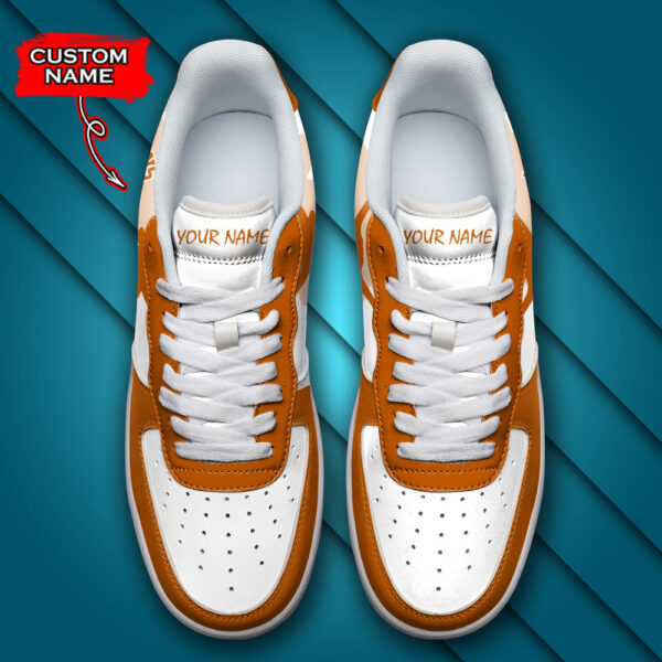 Tubopro Texas Longhorns NCAA Air Low-Top Sneakers Shoes For Men And Women - Image 4