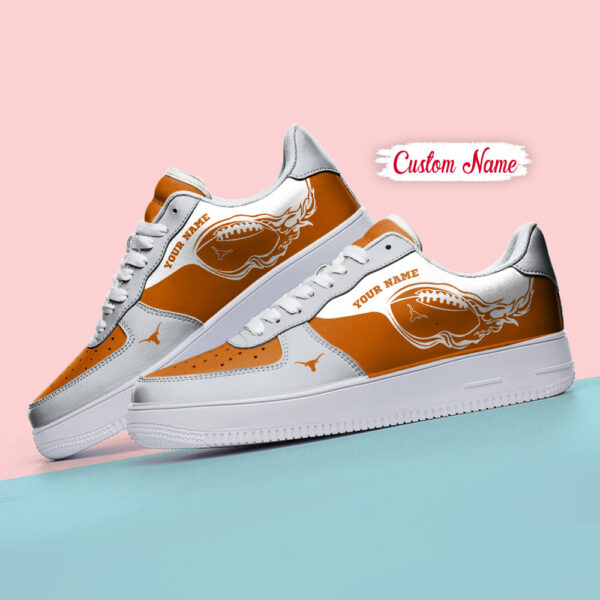 Tubopro Texas Longhorns NCAA Air Low-Top Sneakers Shoes For Men And Women - Image 4