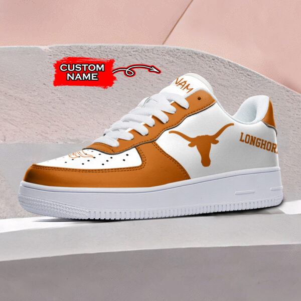 Tubopro Texas Longhorns NCAA Air Low-Top Sneakers Shoes For Men And Women - Image 2