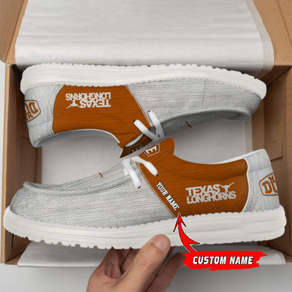 Tubopro Texas Longhorns Personalized Hey Dude Shoes For Men And Women - Image 2
