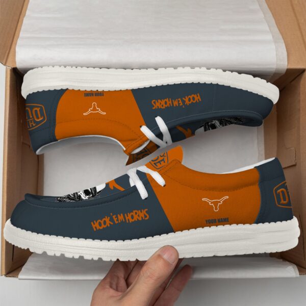 Tubopro Texas Longhorns Personalized Hey Dude Shoes For Men And Women - Image 3