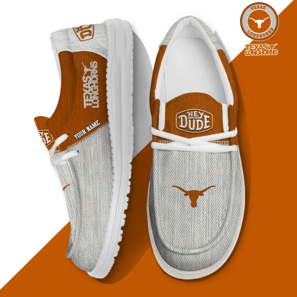Tubopro Texas Longhorns Personalized Hey Dude Shoes For Men And Women