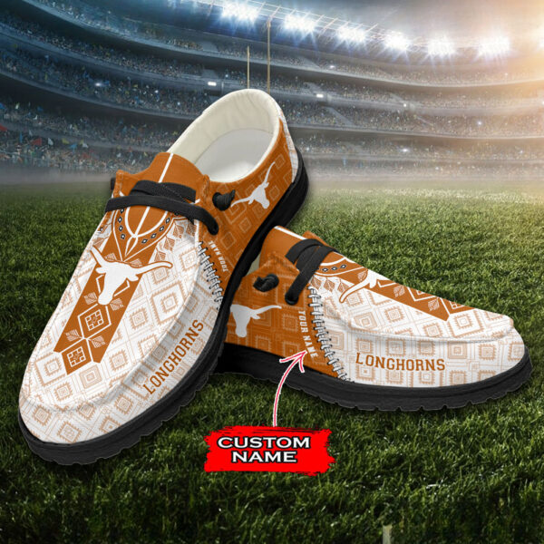 Tubopro Texas Longhorns Personalized Hey Dude Shoes For Men And Women - Image 5