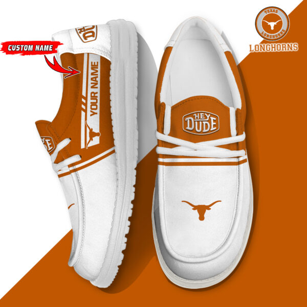 Tubopro Texas Longhorns Personalized Hey Dude Shoes For Men And Women