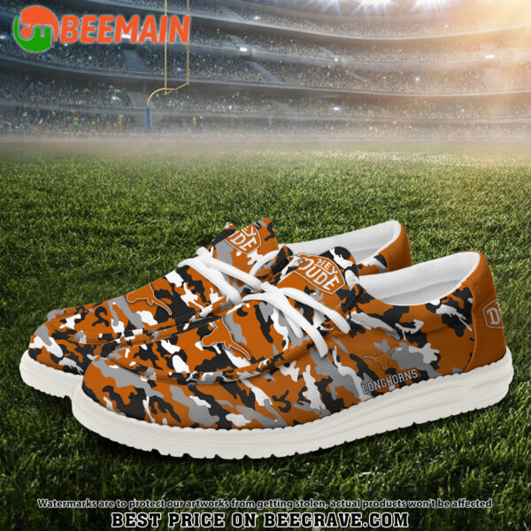 Tubopro Texas Longhorns Personalized Hey Dude Shoes For Men And Women - Image 2