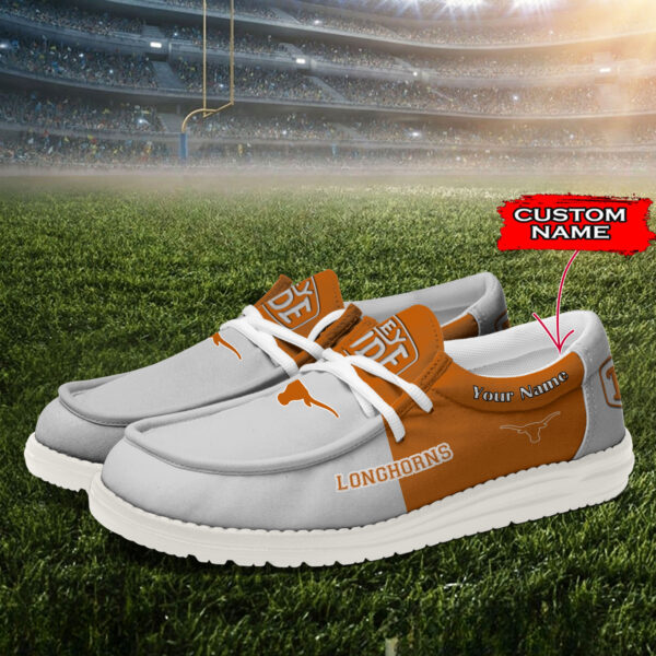 Tubopro Texas Longhorns Personalized Hey Dude Shoes For Men And Women - Image 2