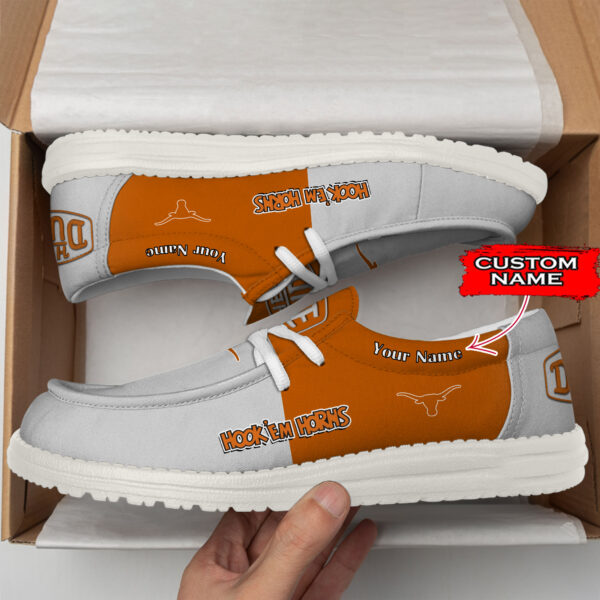 Tubopro Texas Longhorns Personalized Hey Dude Shoes For Men And Women - Image 2