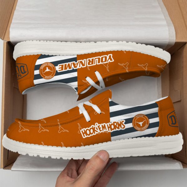 Tubopro Texas Longhorns Personalized Hey Dude Shoes For Men And Women