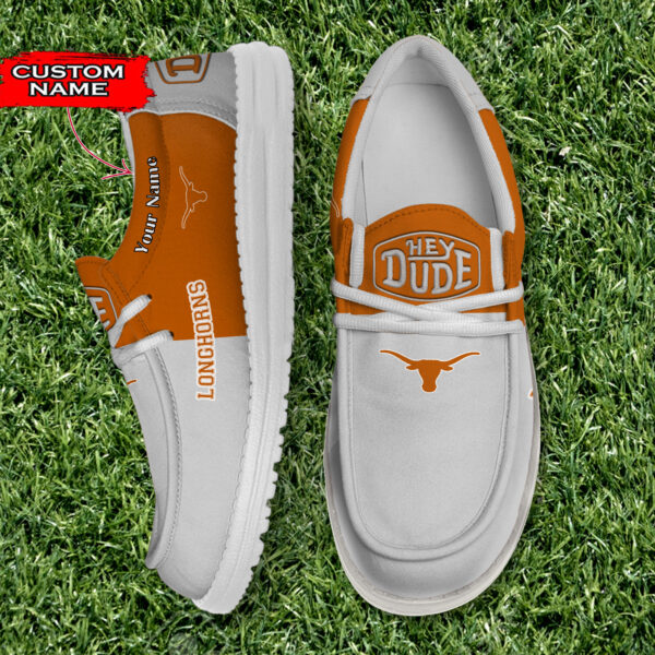 Tubopro Texas Longhorns Personalized Hey Dude Shoes For Men And Women