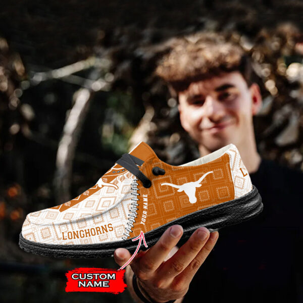 Tubopro Texas Longhorns Personalized Hey Dude Shoes For Men And Women - Image 2