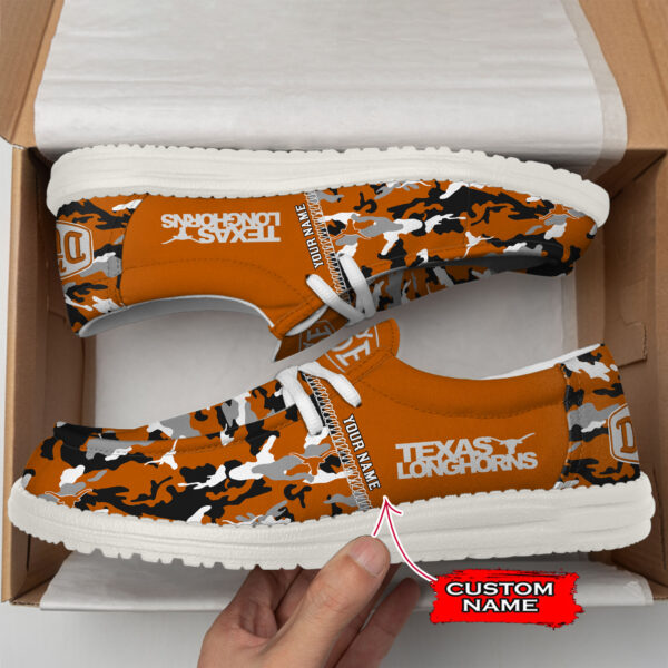 Tubopro Texas Longhorns Personalized Hey Dude Shoes For Men And Women - Image 2