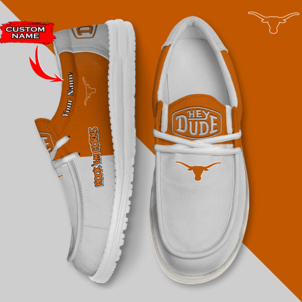 Tubopro Texas Longhorns Personalized Hey Dude Shoes For Men And Women