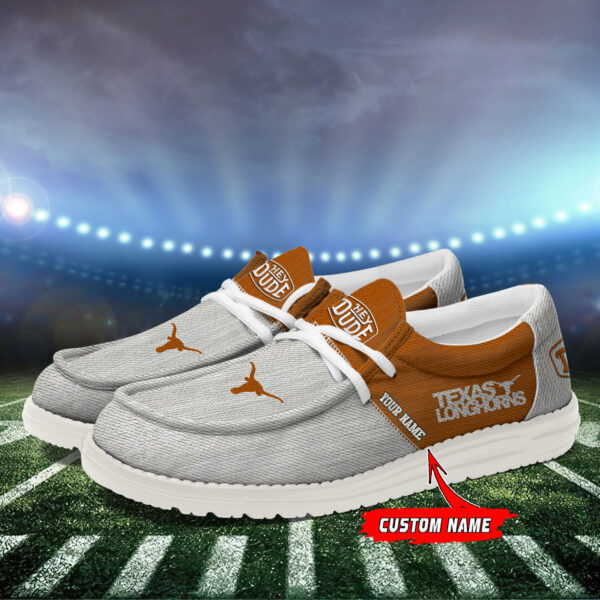 Tubopro Texas Longhorns Personalized Hey Dude Shoes For Men And Women - Image 3