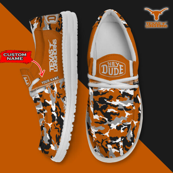 Tubopro Texas Longhorns Personalized Hey Dude Shoes For Men And Women