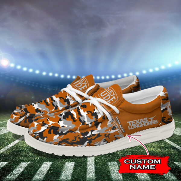 Tubopro Texas Longhorns Personalized Hey Dude Shoes For Men And Women - Image 3