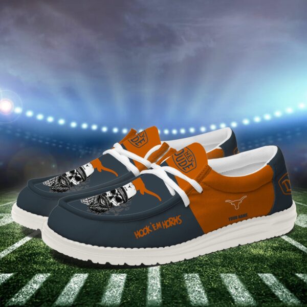 Tubopro Texas Longhorns Personalized Hey Dude Shoes For Men And Women - Image 2