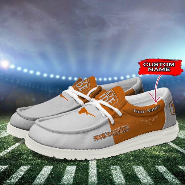 Tubopro Texas Longhorns Personalized Hey Dude Shoes For Men And Women - Image 3