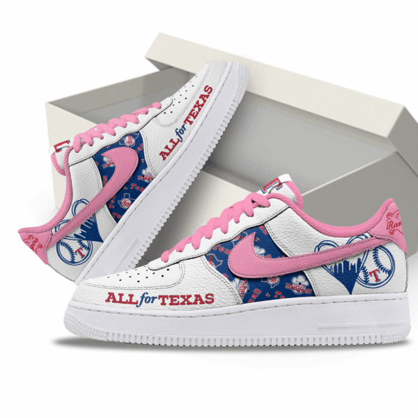 Tubopro Texas Rangers Air Low-Top Sneakers Shoes For Men And Women - Image 3