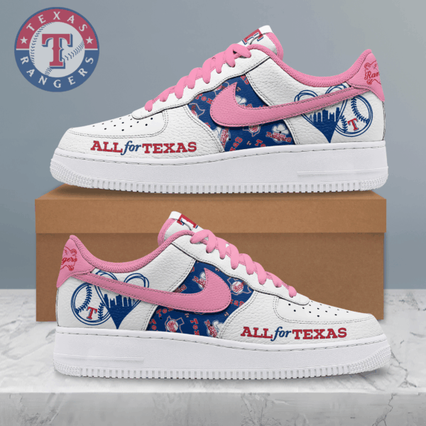 Tubopro Texas Rangers Air Low-Top Sneakers Shoes For Men And Women - Image 2
