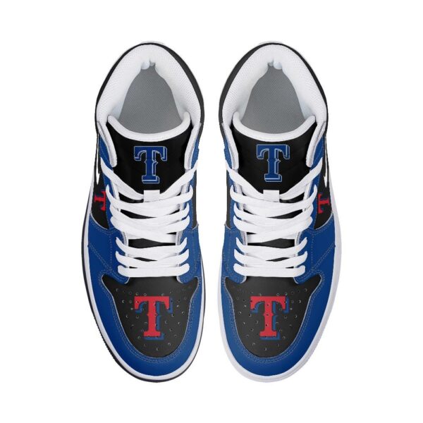Tubopro Texas Rangers AJ1 High Sneakers Shoes For Men And Women - Image 3
