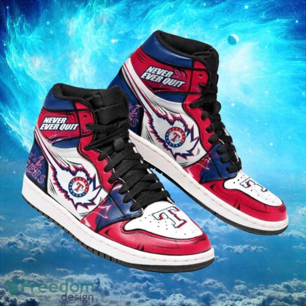 Tubopro Texas Rangers AJ1 High Sneakers Shoes For Men And Women