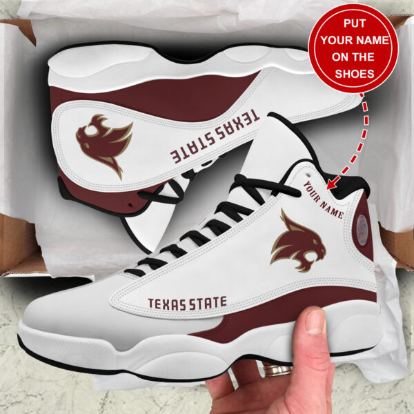 Tubopro Texas State Bobcats AJ13 Sneakers Shoes For Men And Women
