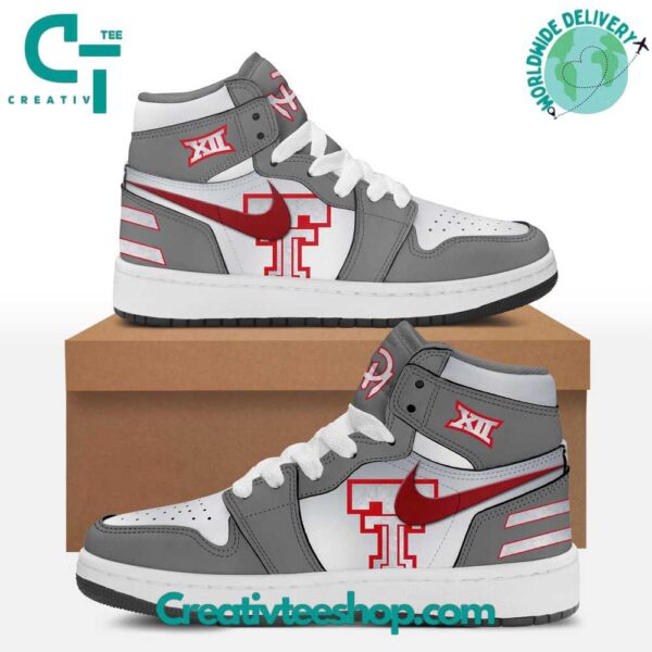 Tubopro Texas Tech Football AJ1 High Sneakers Shoes For Men And Women