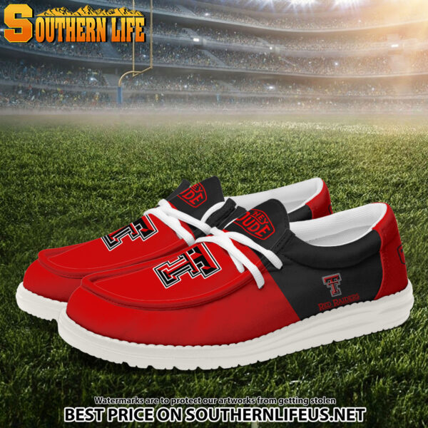 Tubopro Texas Tech Red Raiders Personalized Hey Dude Shoes For Men And Women - Image 2