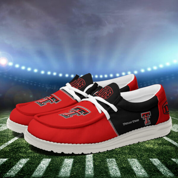 Tubopro Texas Tech Red Raiders Personalized Hey Dude Shoes For Men And Women - Image 4