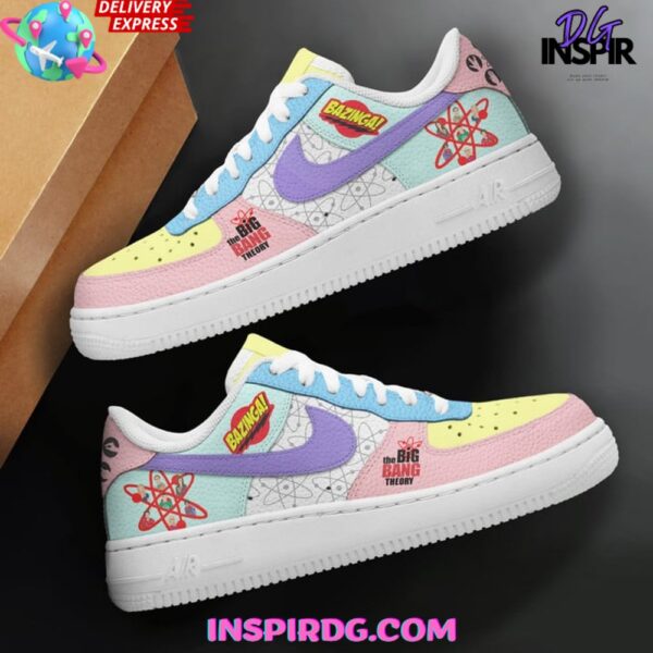 Tubopro The Big Bang Theory Collab Air Low-Top Sneakers Shoes For Men And Women - Image 2