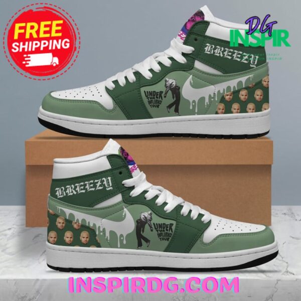 Tubopro The Brezzy Under The Influence Tour AJ1 High Sneakers Shoes For Men And Women