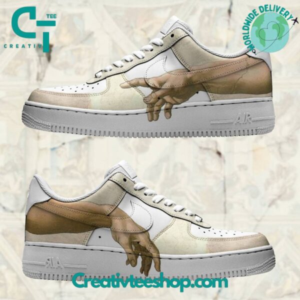 Tubopro The Creation of Adam Air Low-Top Sneakers Shoes For Men And Women